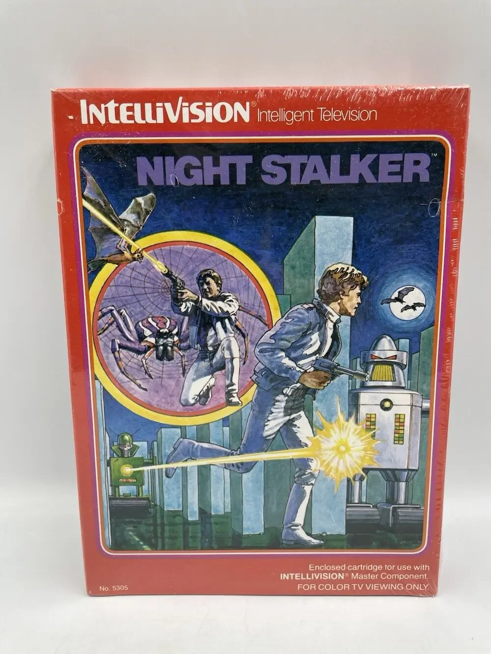 Night Stalker By Mattel Electronics Intellivision Cartridge FACTORY Sealed